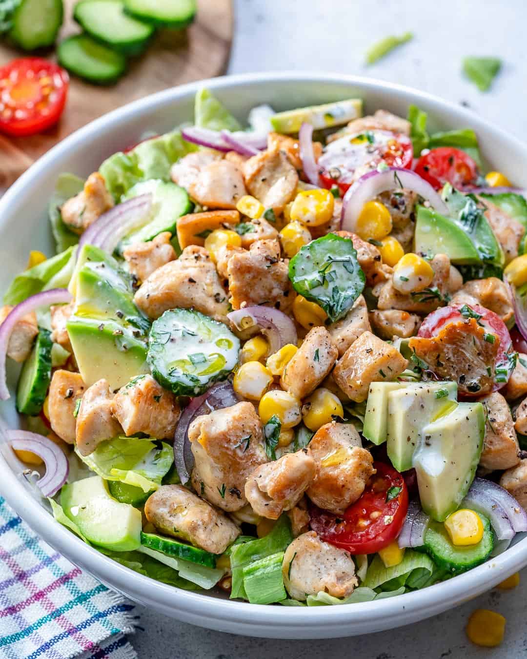 Healthy Ranch Chicken Salad