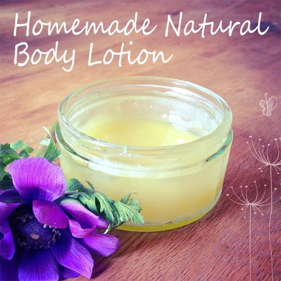 Homemade Natural Body Lotion used with beeswax, coconut oil, shea ...