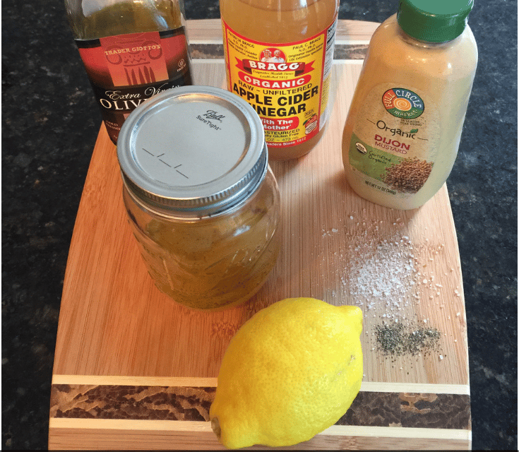 How to Make Apple Cider Vinegar Salad Dressing with Olive Oil