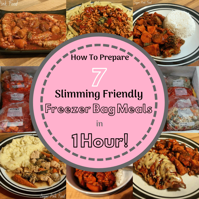 How to prepare 7 Slimming World friendly freezer meals in under 1 hour ...