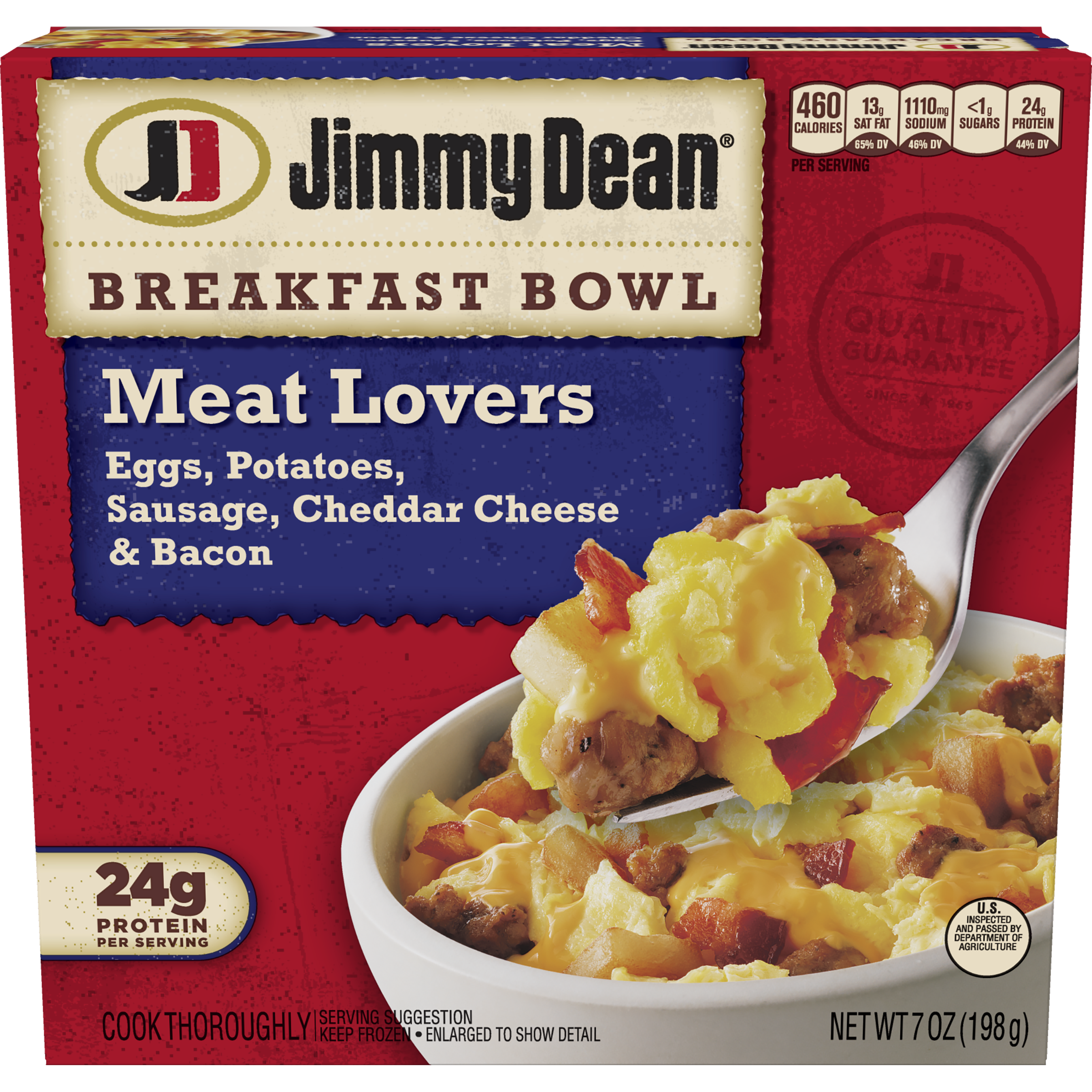 Jimmy Dean® Meat Lovers Breakfast Bowl, 7 oz.