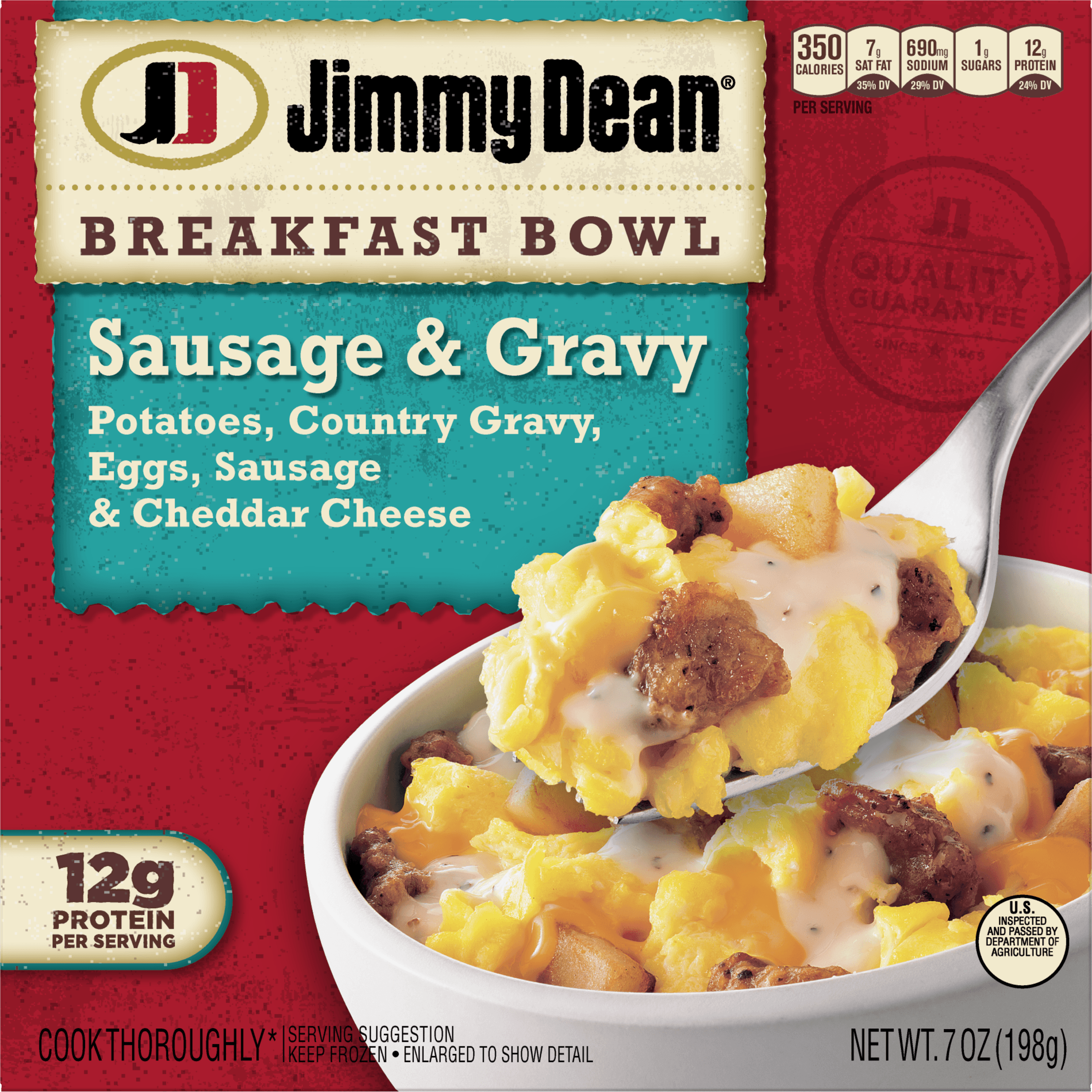 Jimmy Dean® Sausage &  Gravy Breakfast Bowl, 7 oz ...