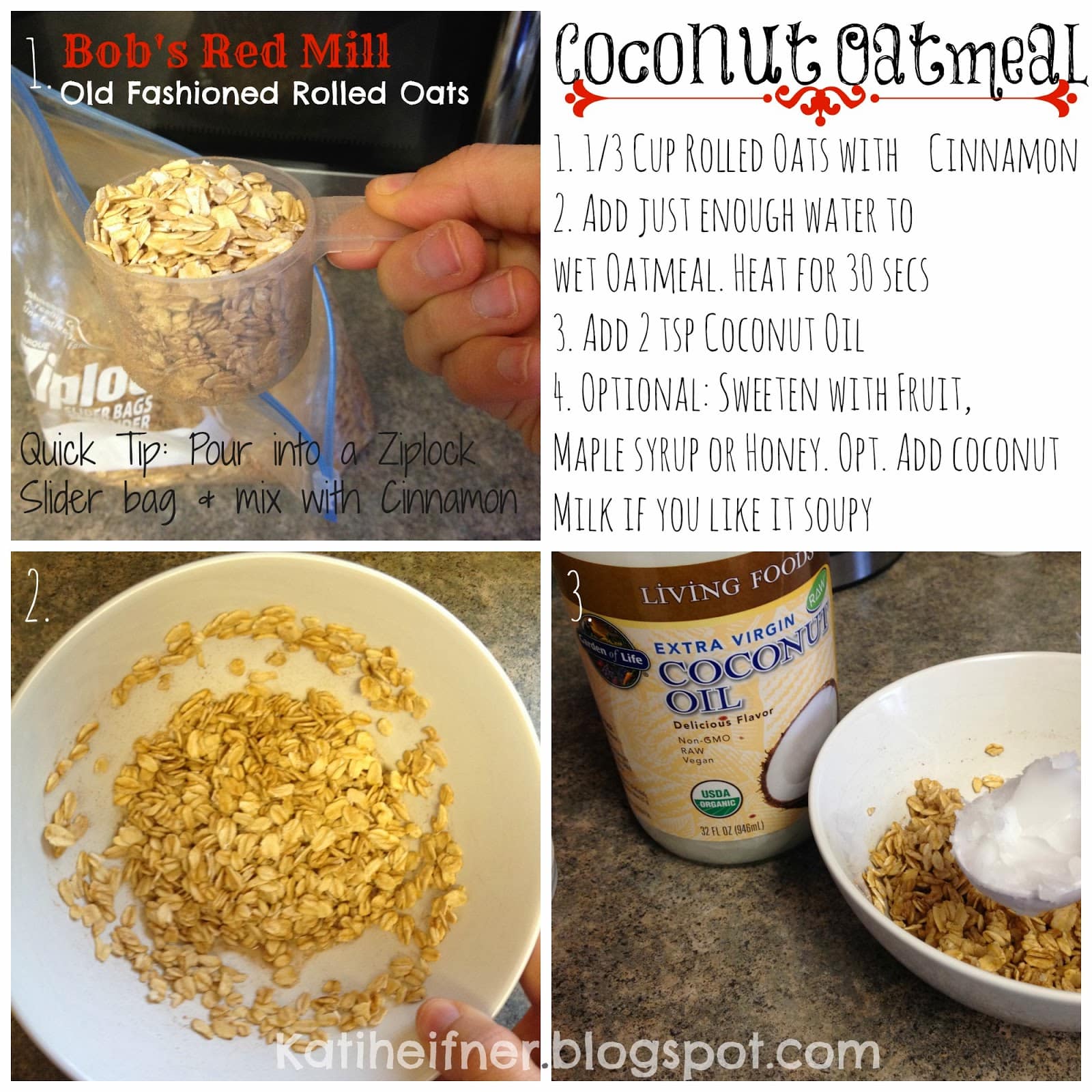 Kati Heifner: Healthy Breakfast Recipe: Coconut Oatmeal