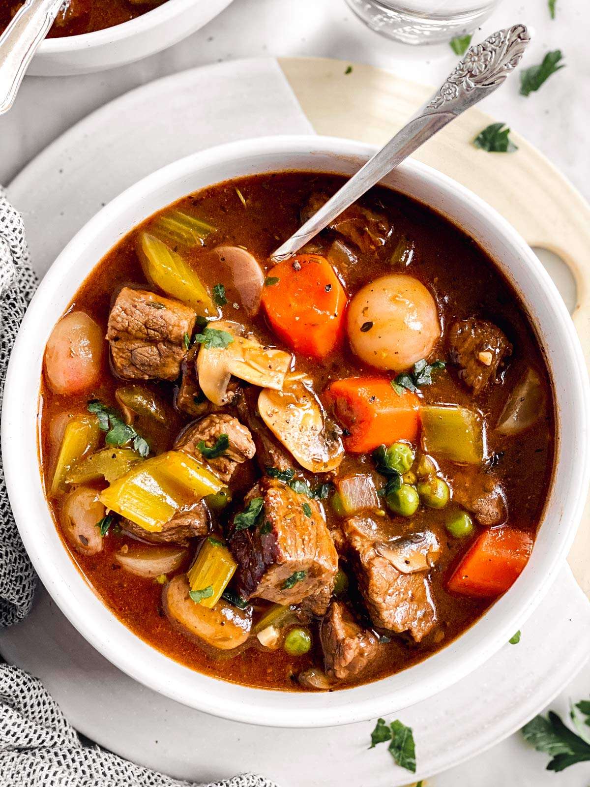 Keto Beef Stew (Slow Cooker or Oven) Recipe