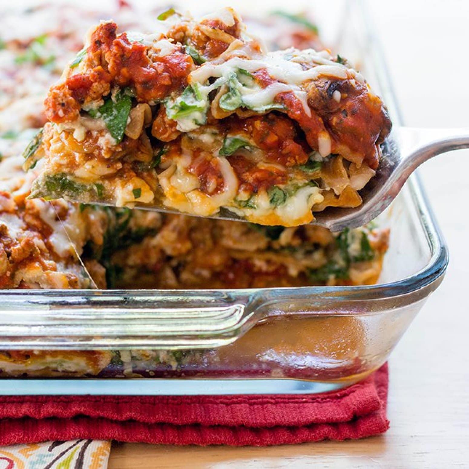 Lean Turkey and Spinach Lasagna Recipe