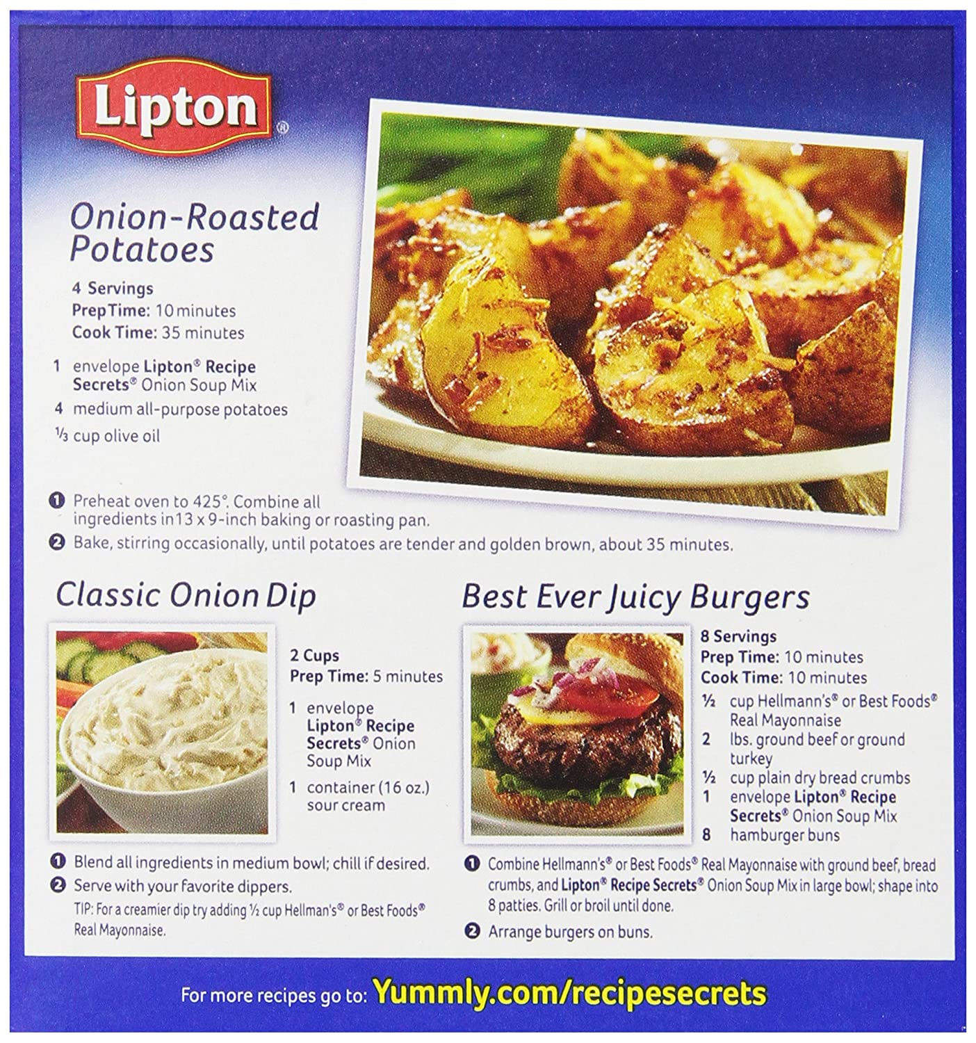 lipton onion soup mix potatoes