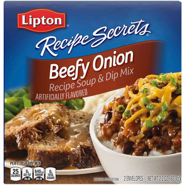 Lipton Recipe Secrets Beefy Onion Recipe Soup &  Dip Mix ...