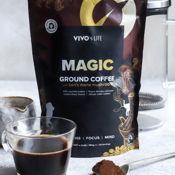 MAGIC ORGANIC COFFEE with Lions mane mushroom