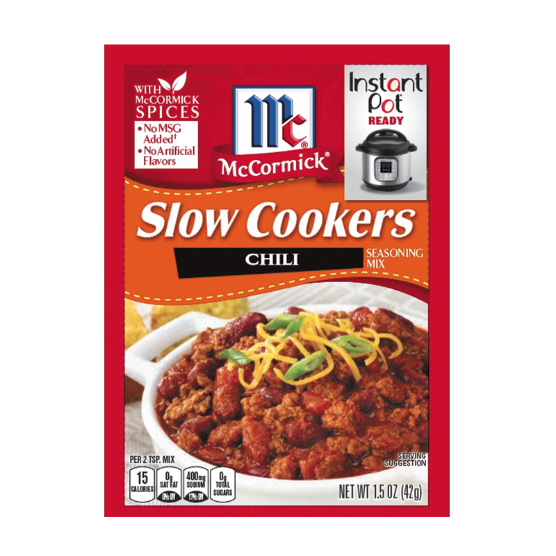 McCormick® Slow Cooker Chili Seasoning Mix