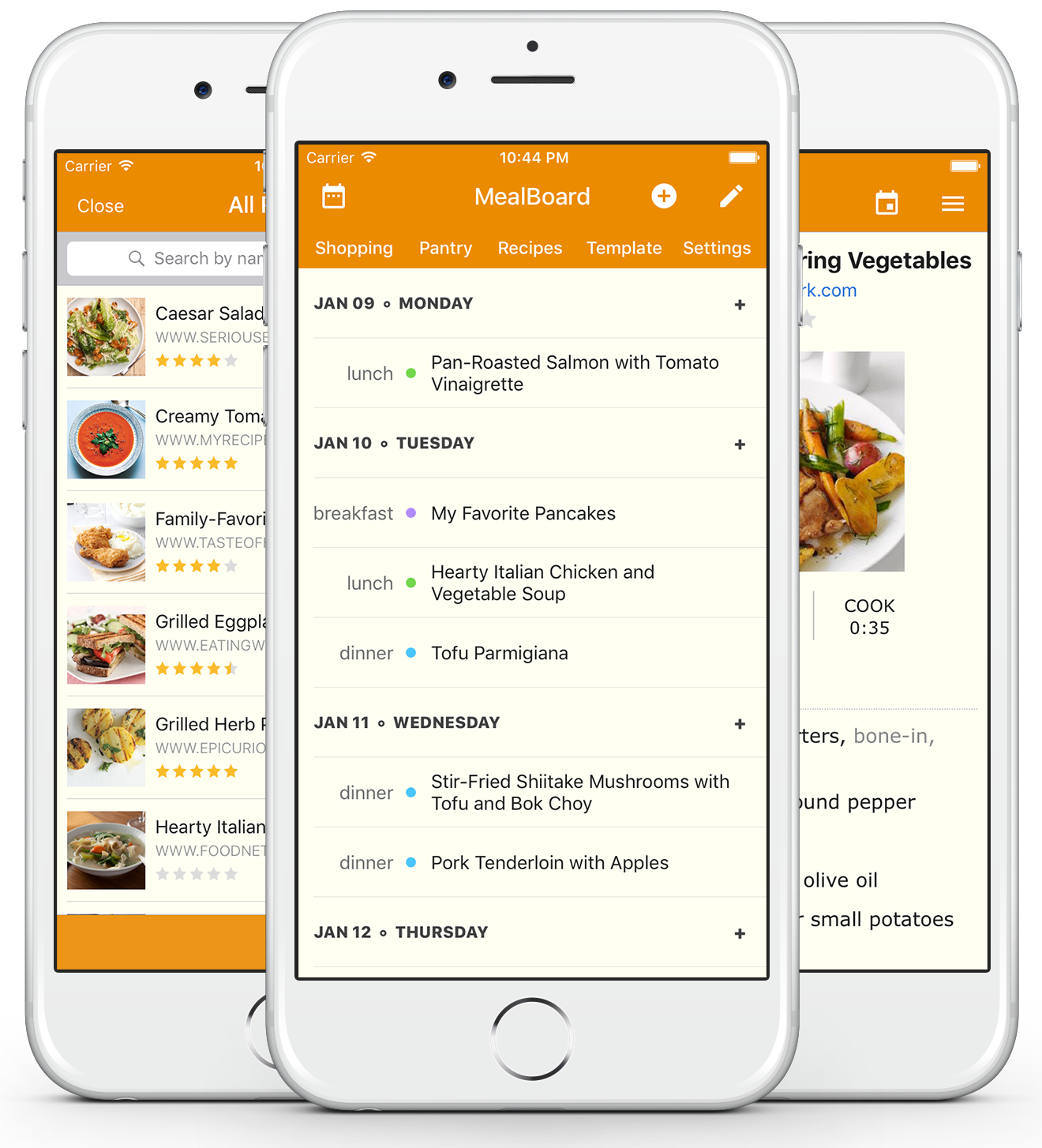 MealBoard (Similiar to Grocery IQ app!)