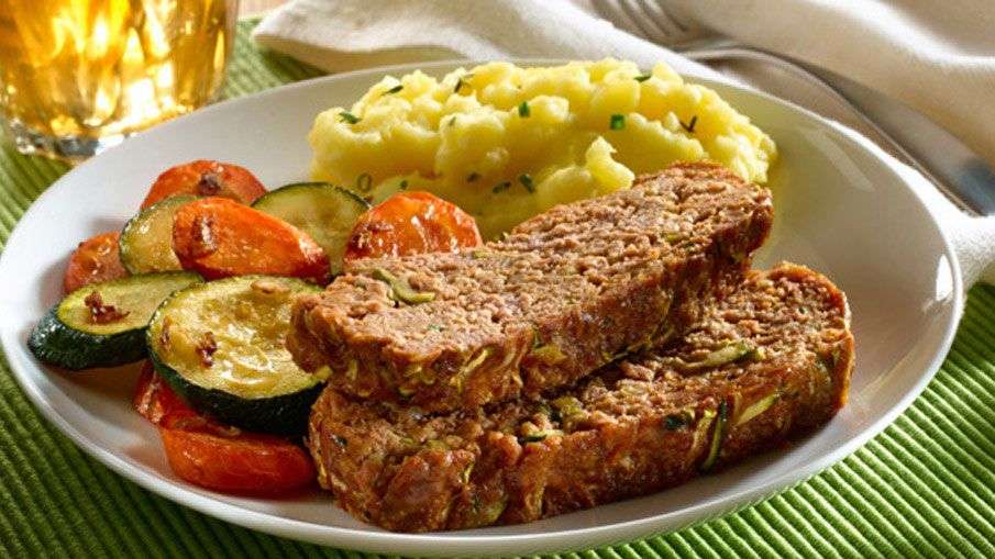 Meat Loaf with Roasted Vegetables