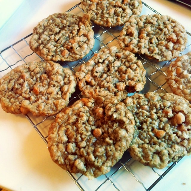 oatmeal butterscotch cookies, best ever. recipe on the back of Hershey ...