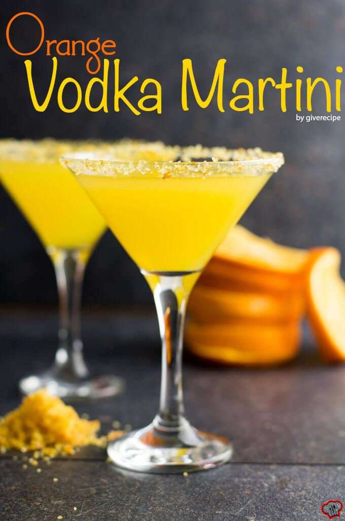 Orange Vodka Martini Recipe