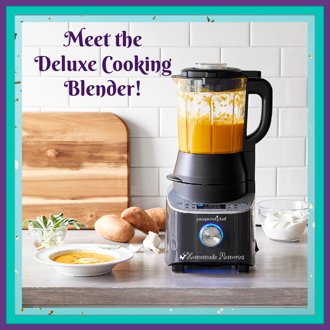 Pampered Chef Deluxe Cooking Blender