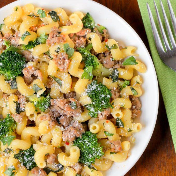 Pasta with Turkey and Broccoli