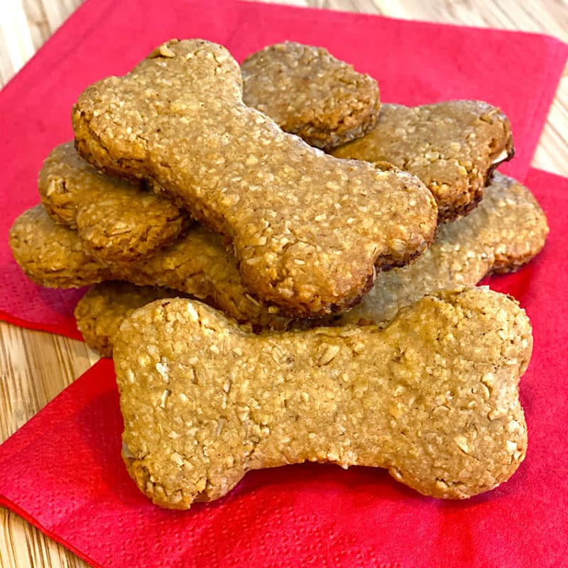 Peanut Butter Oatmeal Dog Treats