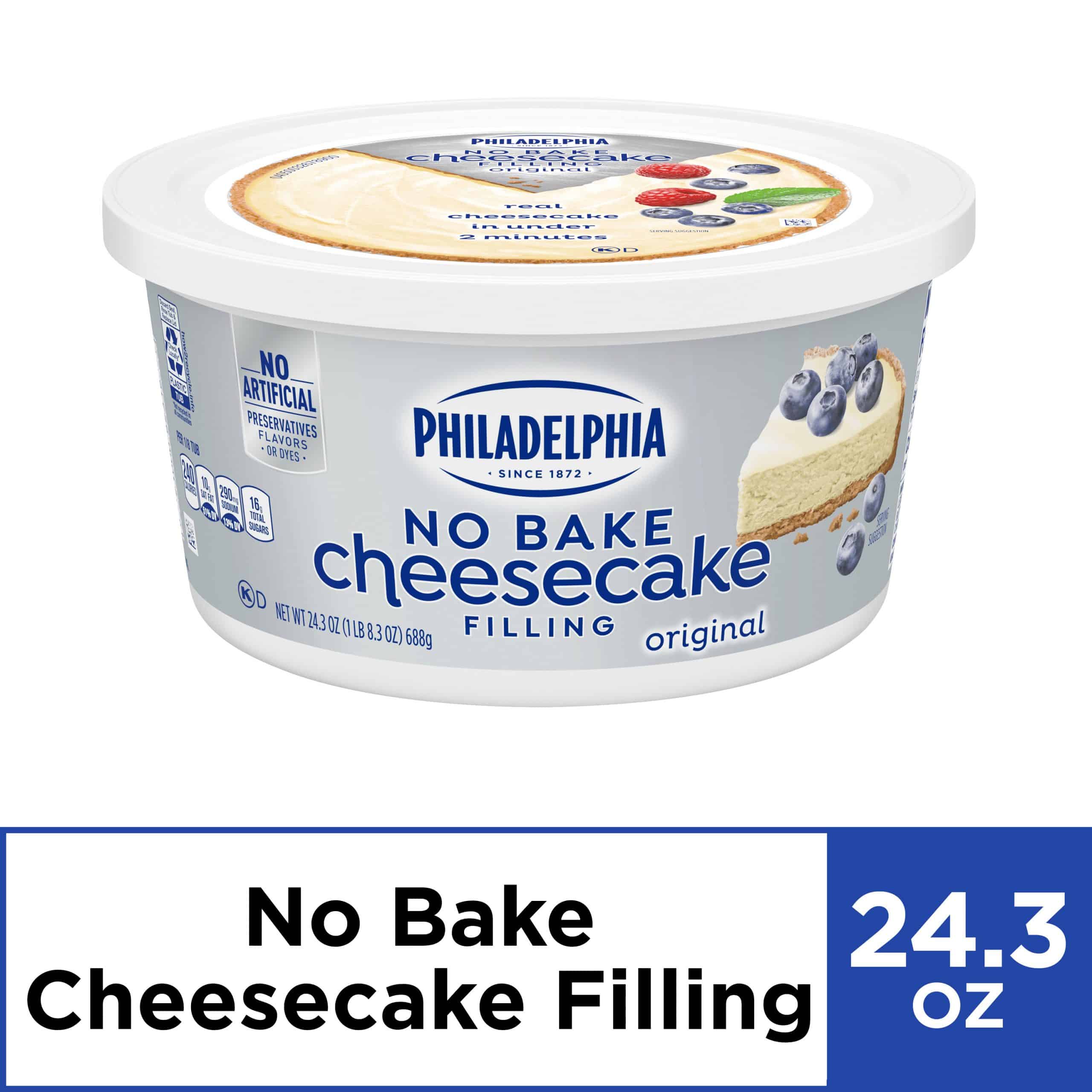 Philadelphia Cream Cheese Cheesecake Recipe No Bake