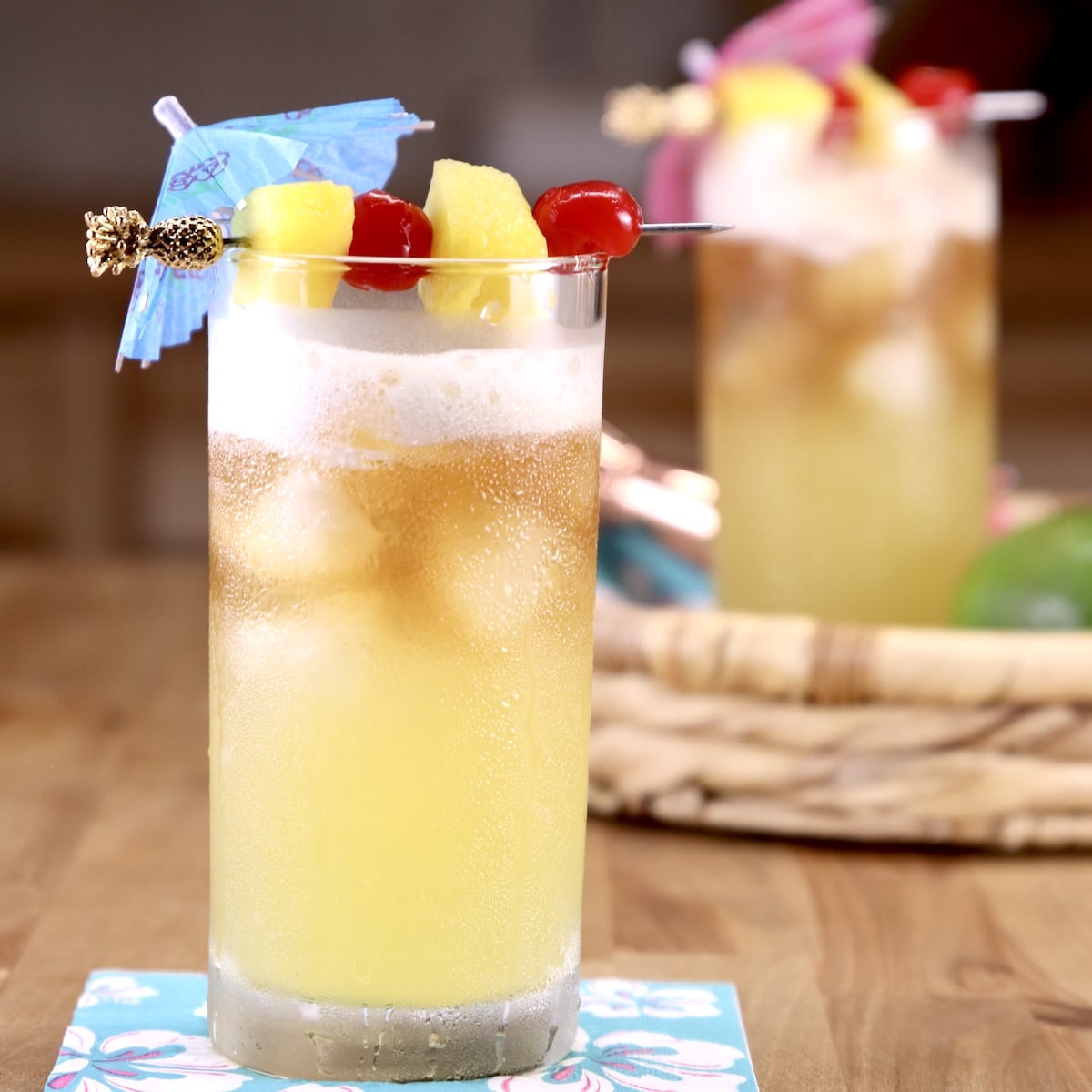 Pineapple Mai Tai Cocktail Recipe