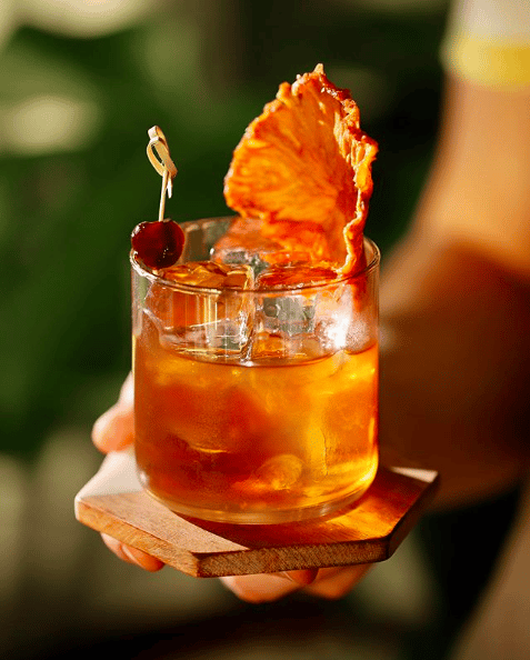 Pineapple Rum Old Fashioned recipe by Barlow Gilmore