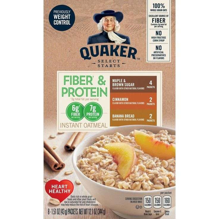 Quaker Weight Control Instant Oatmeal Variety Pack