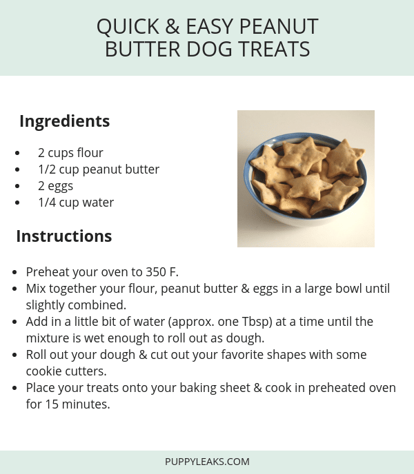 Quick &  Easy Peanut Butter Dog Treats