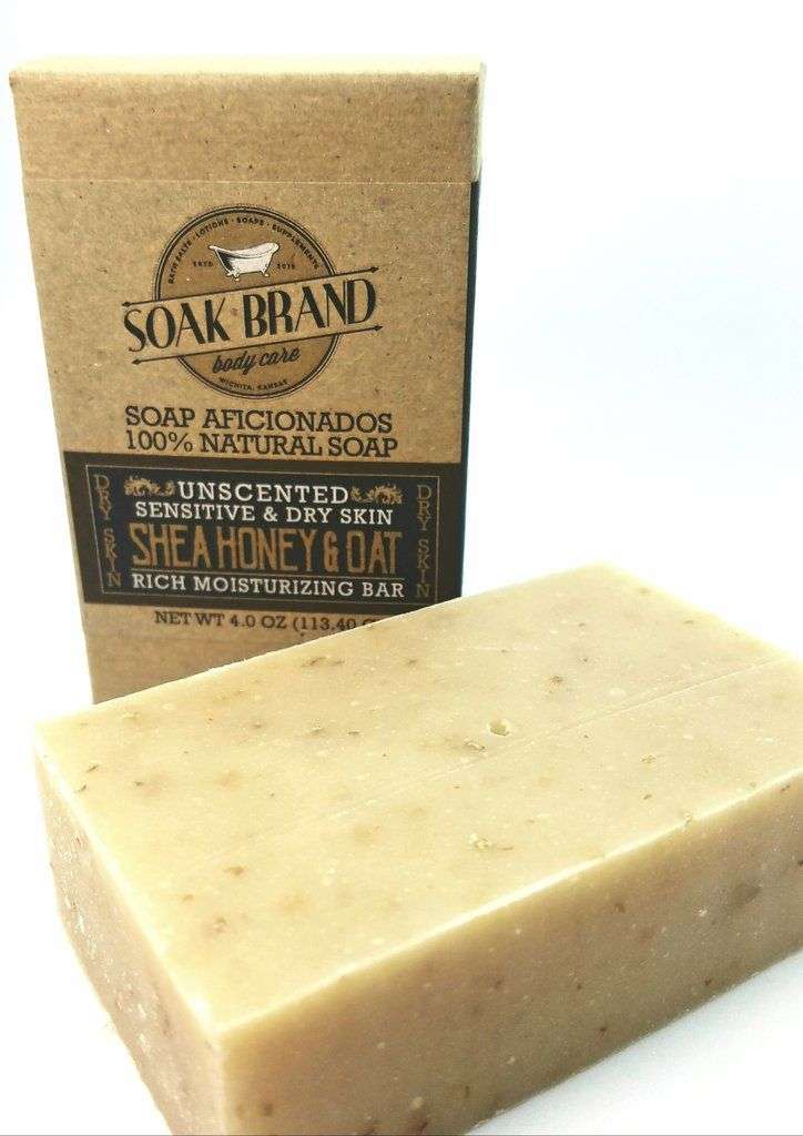 Shea Honey and Oat Natural Soap Bar (great for eczema ...