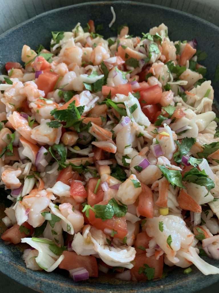 Shrimp &  Crab Ceviche (Large Batch)  Fed by Fergie