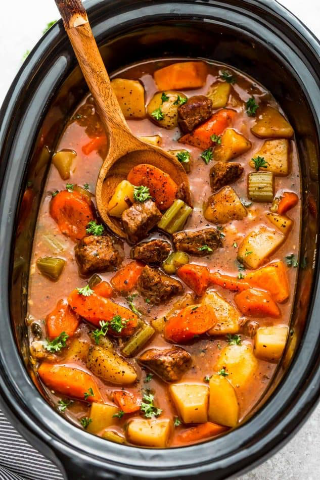 Slow Cooker Beef Stew makes the best comforting homemade meal &  is ...