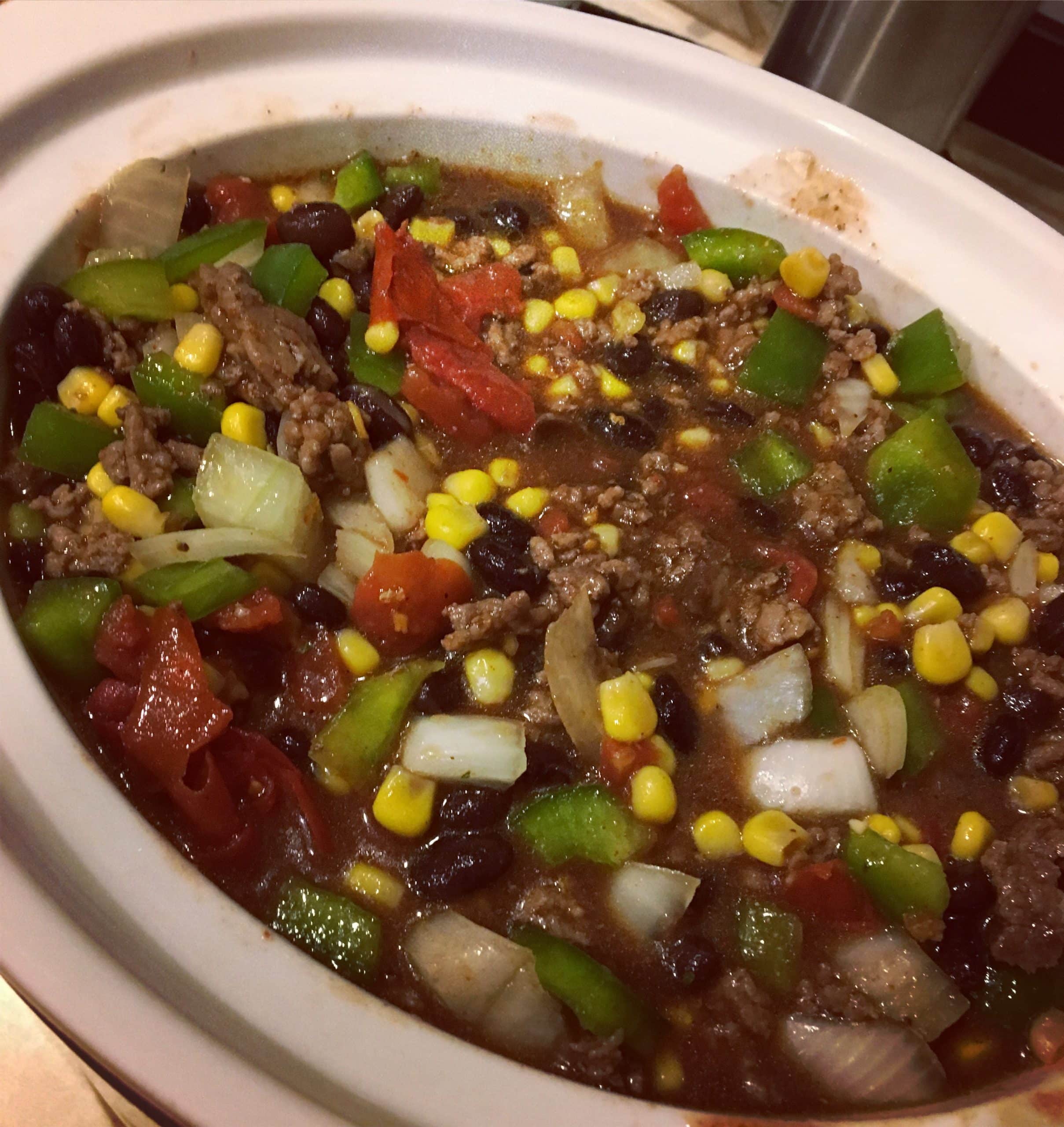 Slow Cooker Taco Soup with Ranch Dressing Mix Recipe