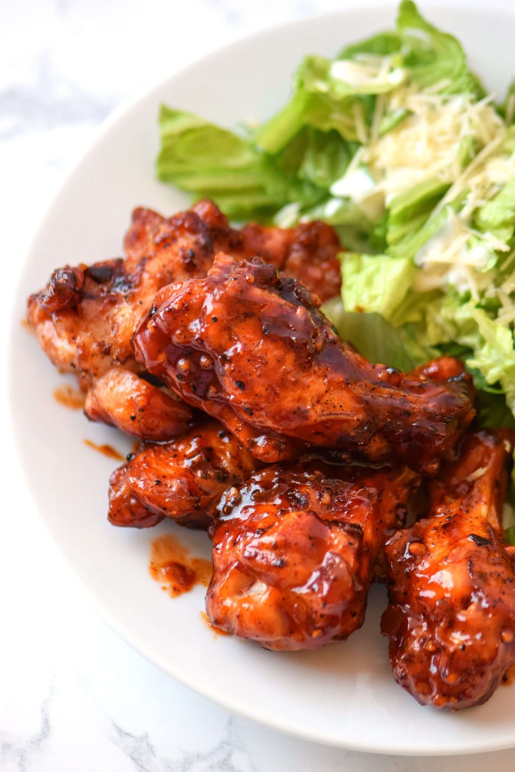 Smoky Habanero Barbecue Grilled Chicken Wings