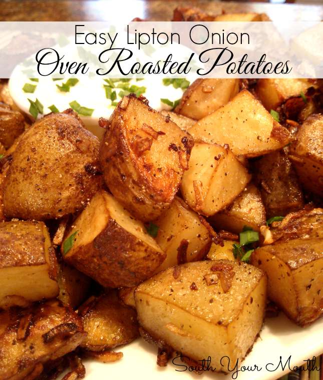 South Your Mouth: Easy Lipton Onion Roasted Potatoes