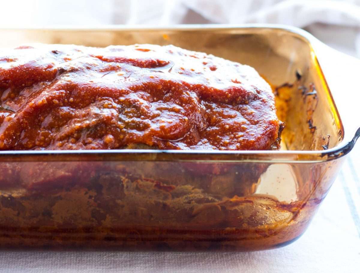 Spicy BBQ Meatloaf with Smoky Sweet BBQ Sauce Topping