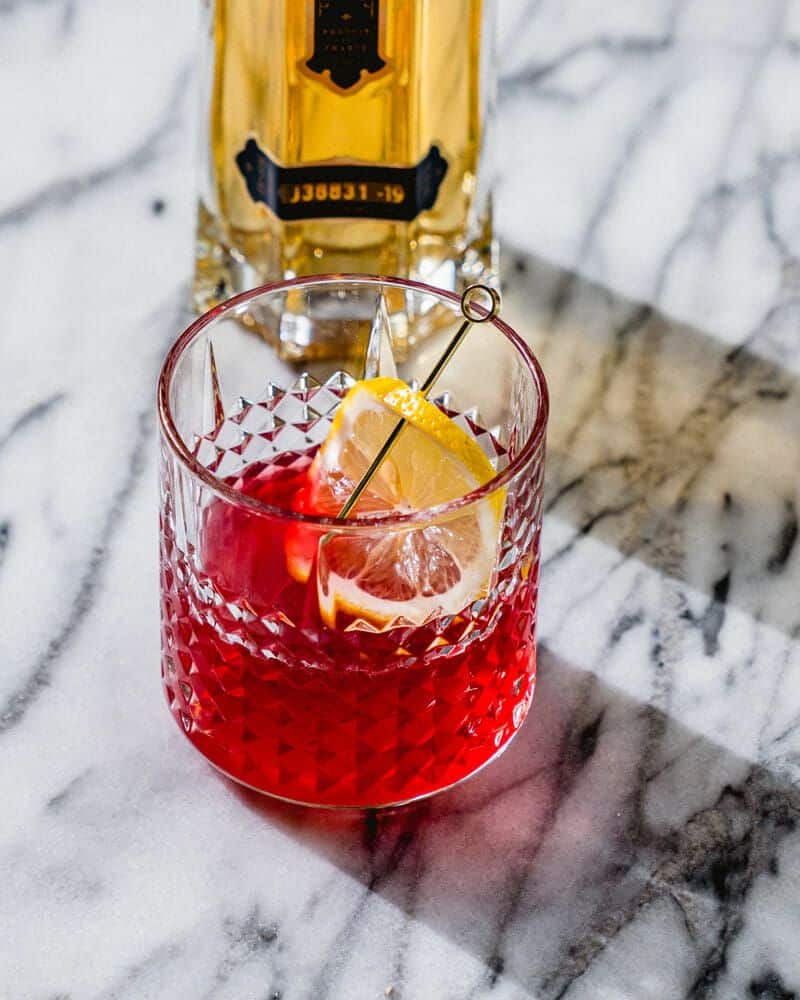 St Germain &  Cranberry Cocktail