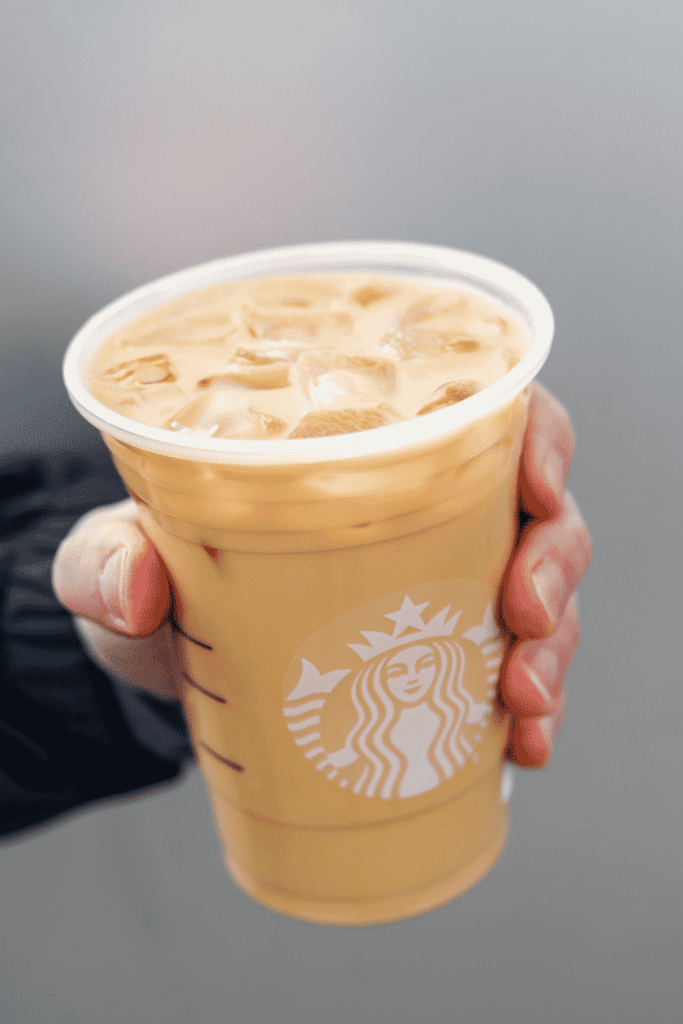 Starbucks Low Calorie Iced Blonde Vanilla Latte
