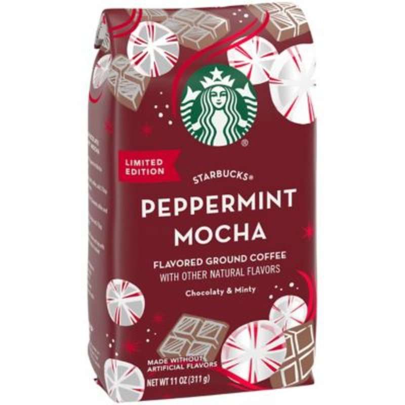 Starbucks Peppermint Mocha Flavored Ground Coffee (11 oz)