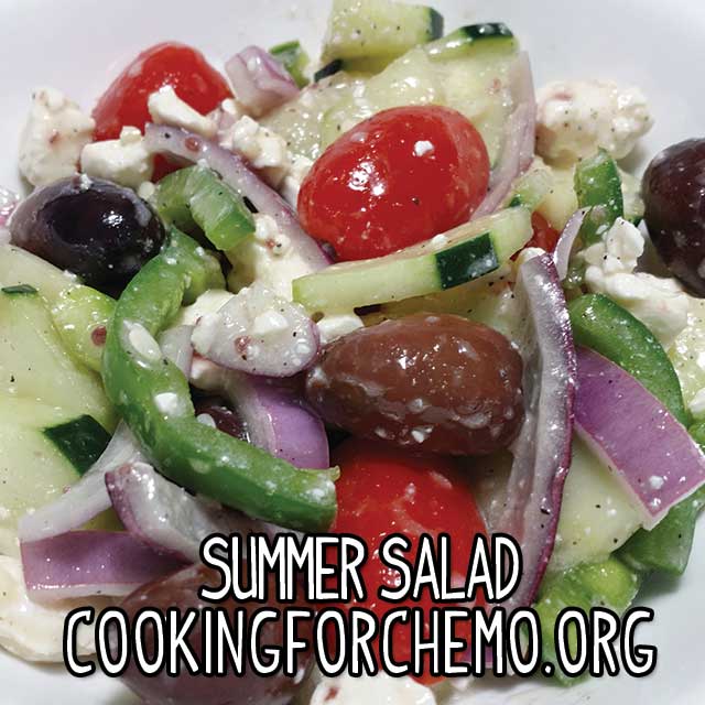 Summer Salad Recipe for Cancer and Chemotherapy