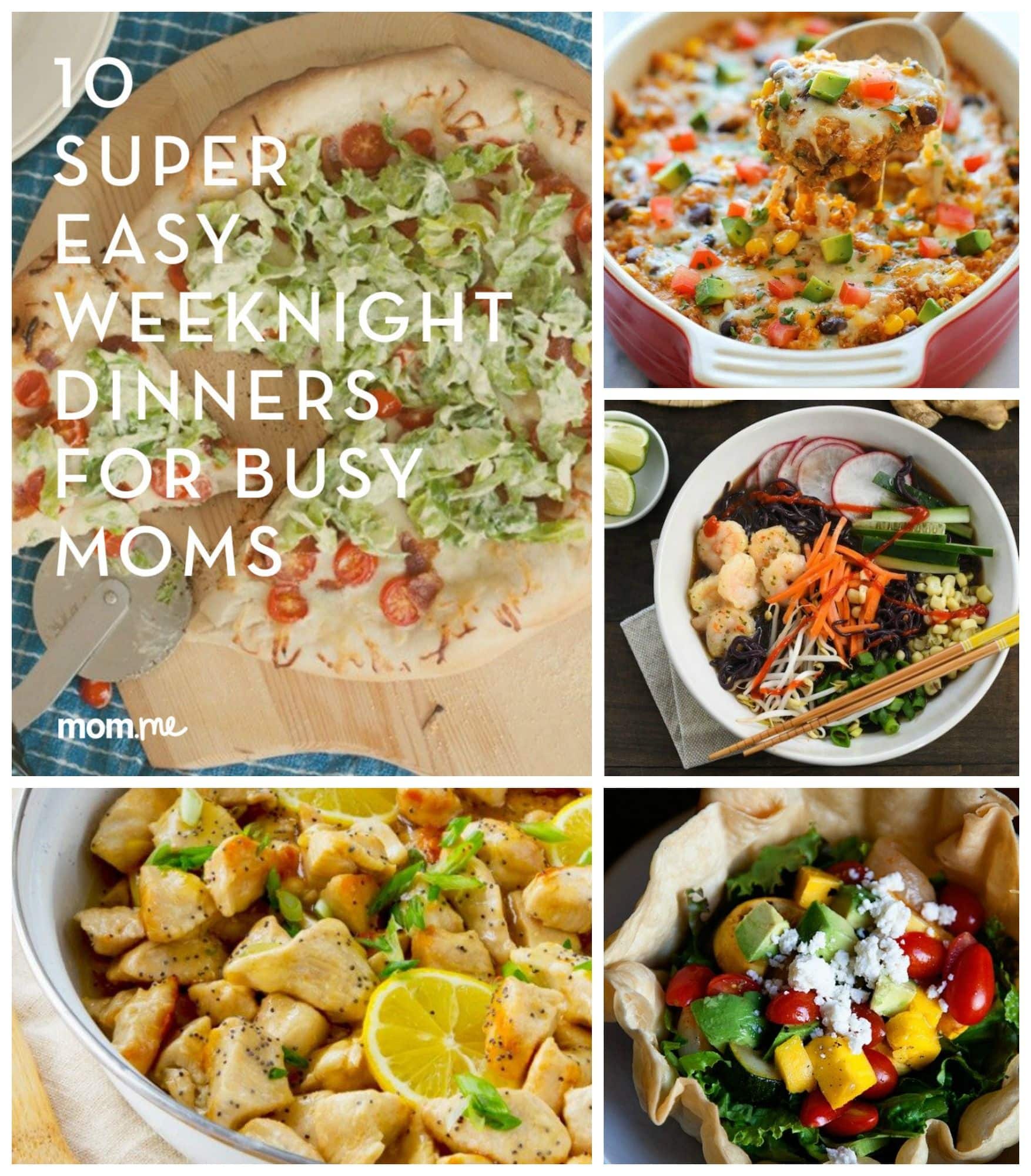 Super Easy Weeknight Dinners for Busy Moms