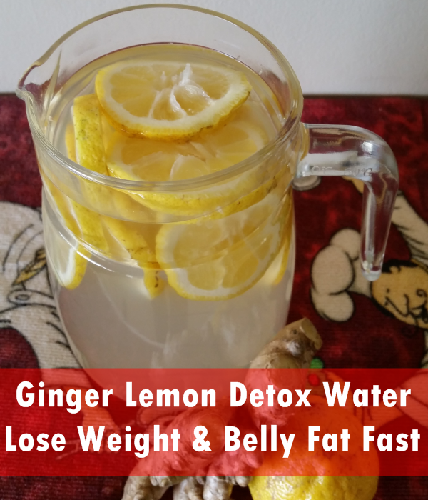 The 30 Days Ginger Lemon Detox Water For Weight Loss