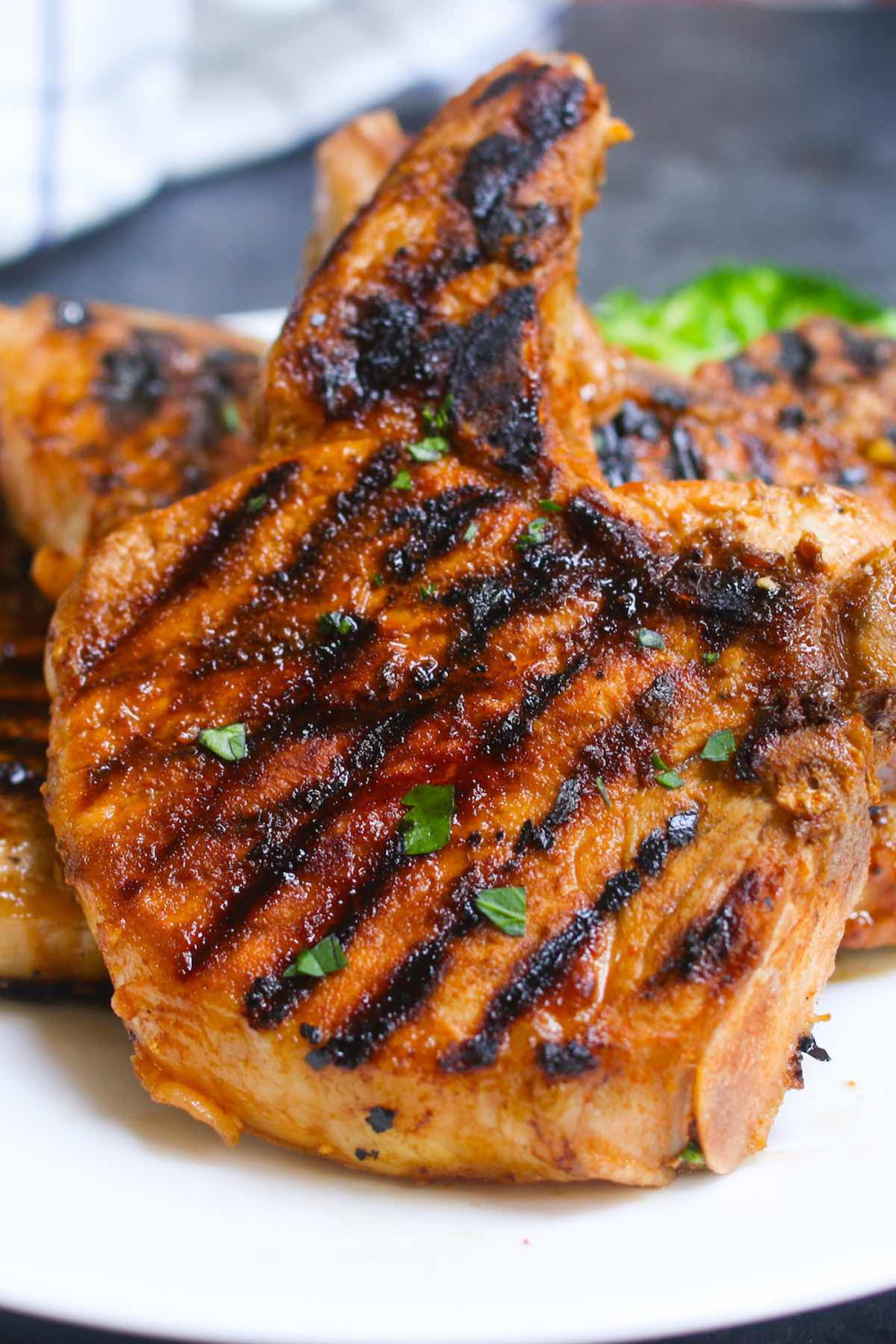 The Best Ever Pork Chop Marinade produces tender and flavorful pork ...