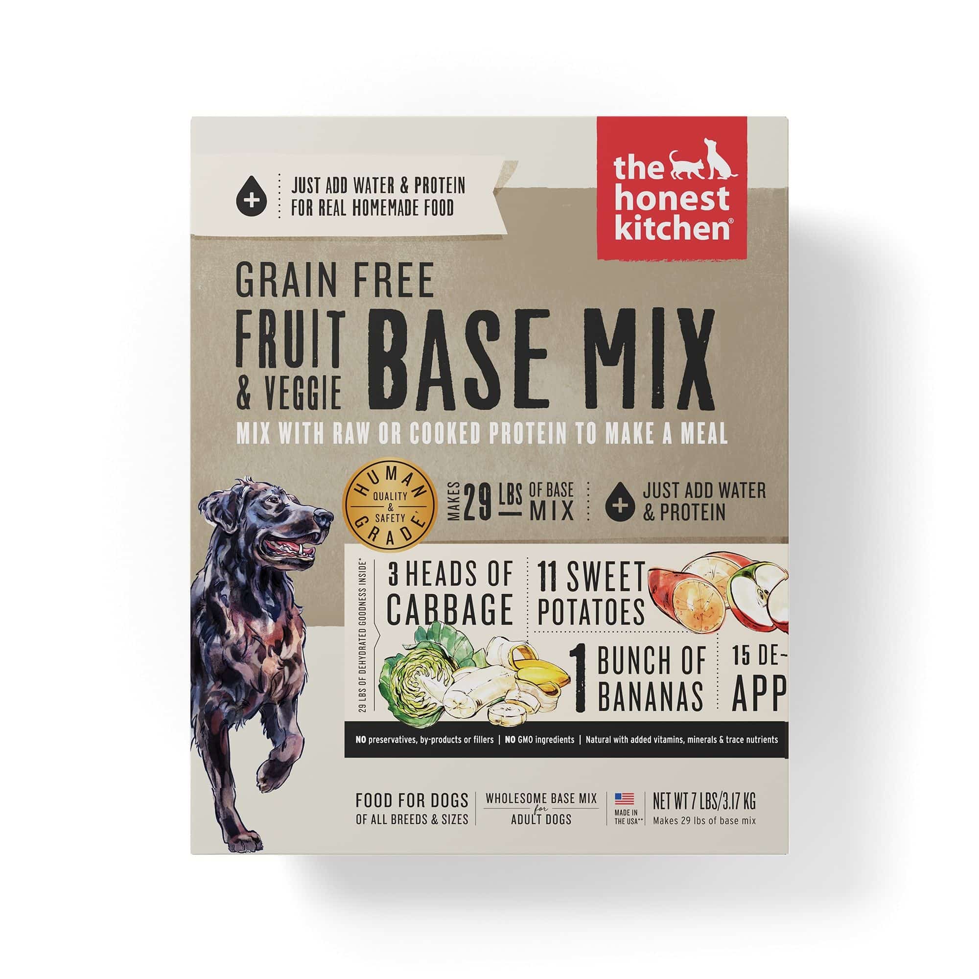 The Honest Kitchen Dehydrated Grain Free Fruit &  Veggie Base Mix Recipe ...