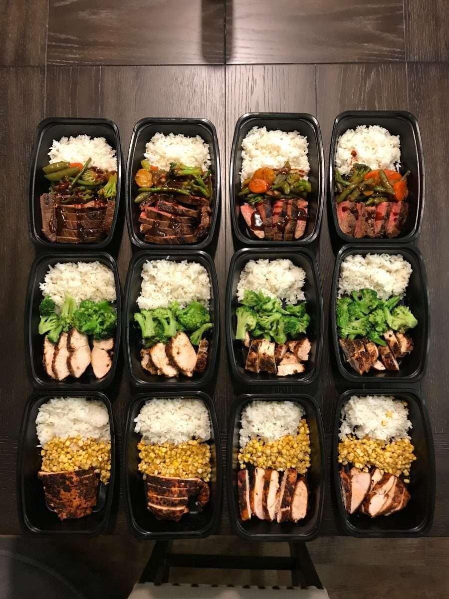This weeks meal prep for two. Recipes in the comments. : MealPrepSunday