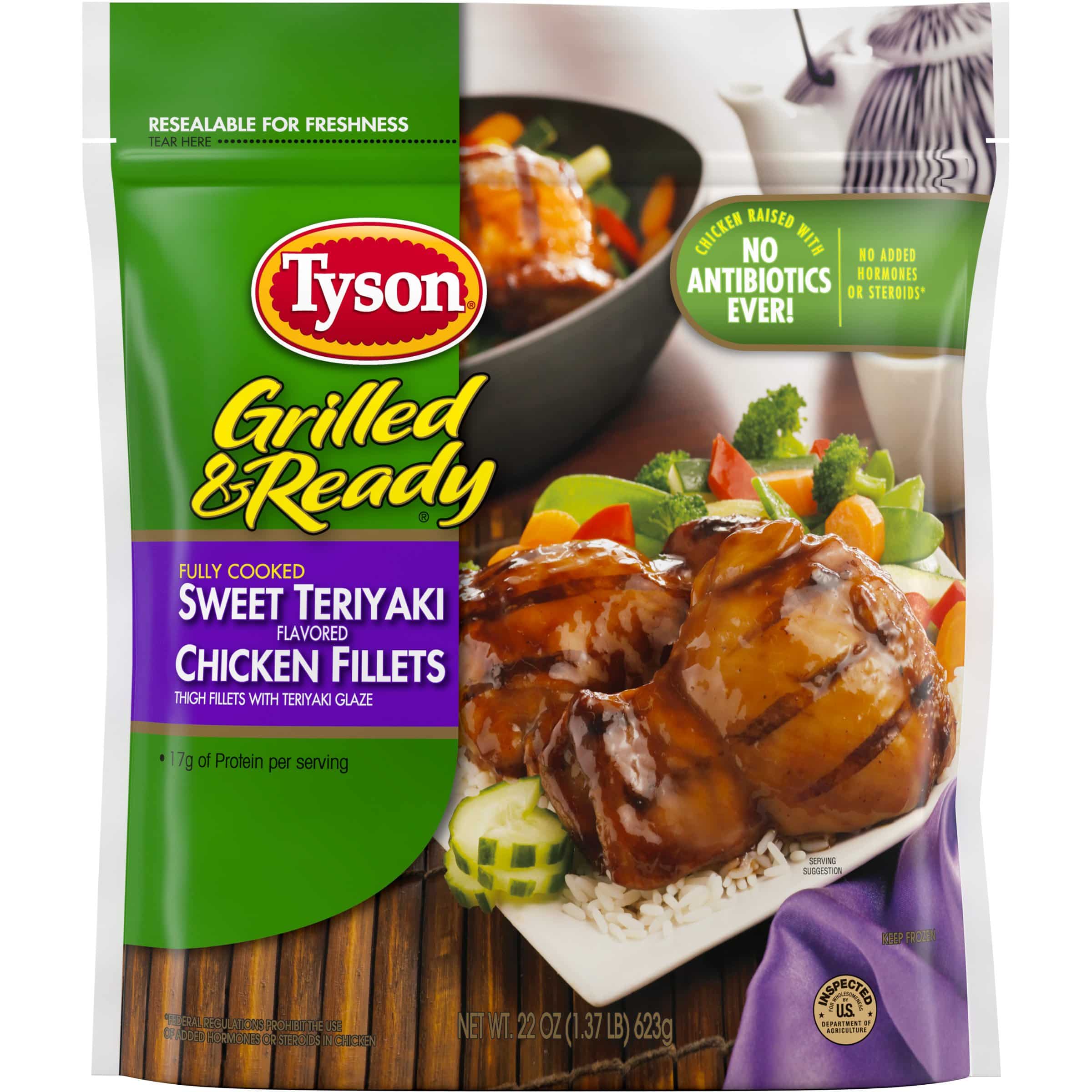 Tyson Grilled &  Ready Sweet Asian Chicken Thigh Fillets