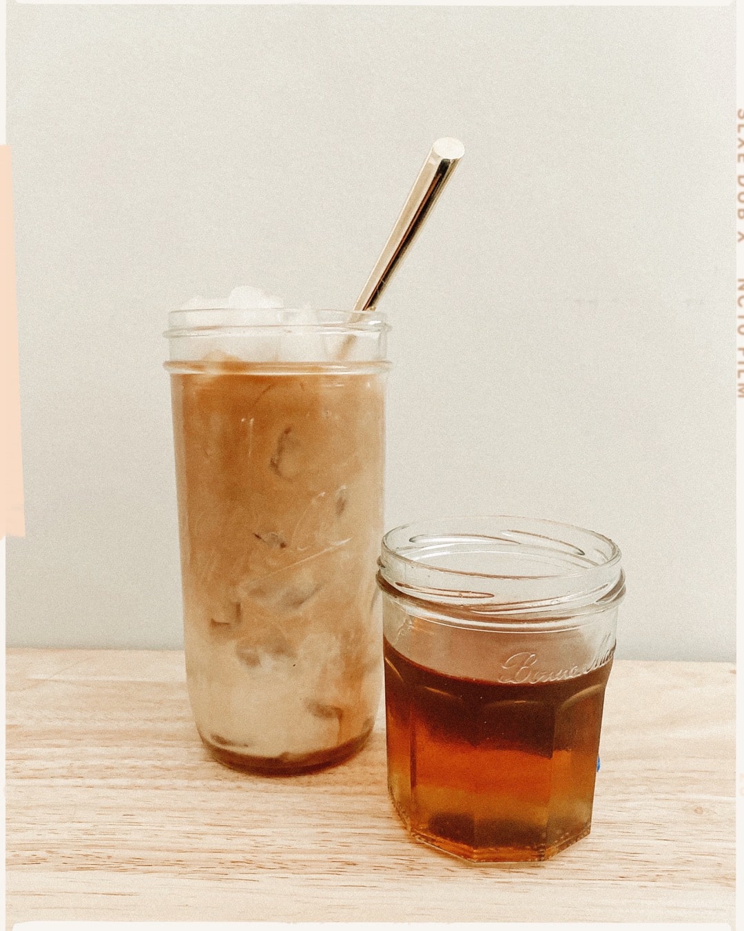 Vanilla Iced Coffee + Easy Vanilla Coffee Syrup Recipe