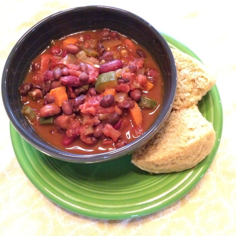 Veggie Chili loaded with veggies! Recipe from Fresh Things First ...