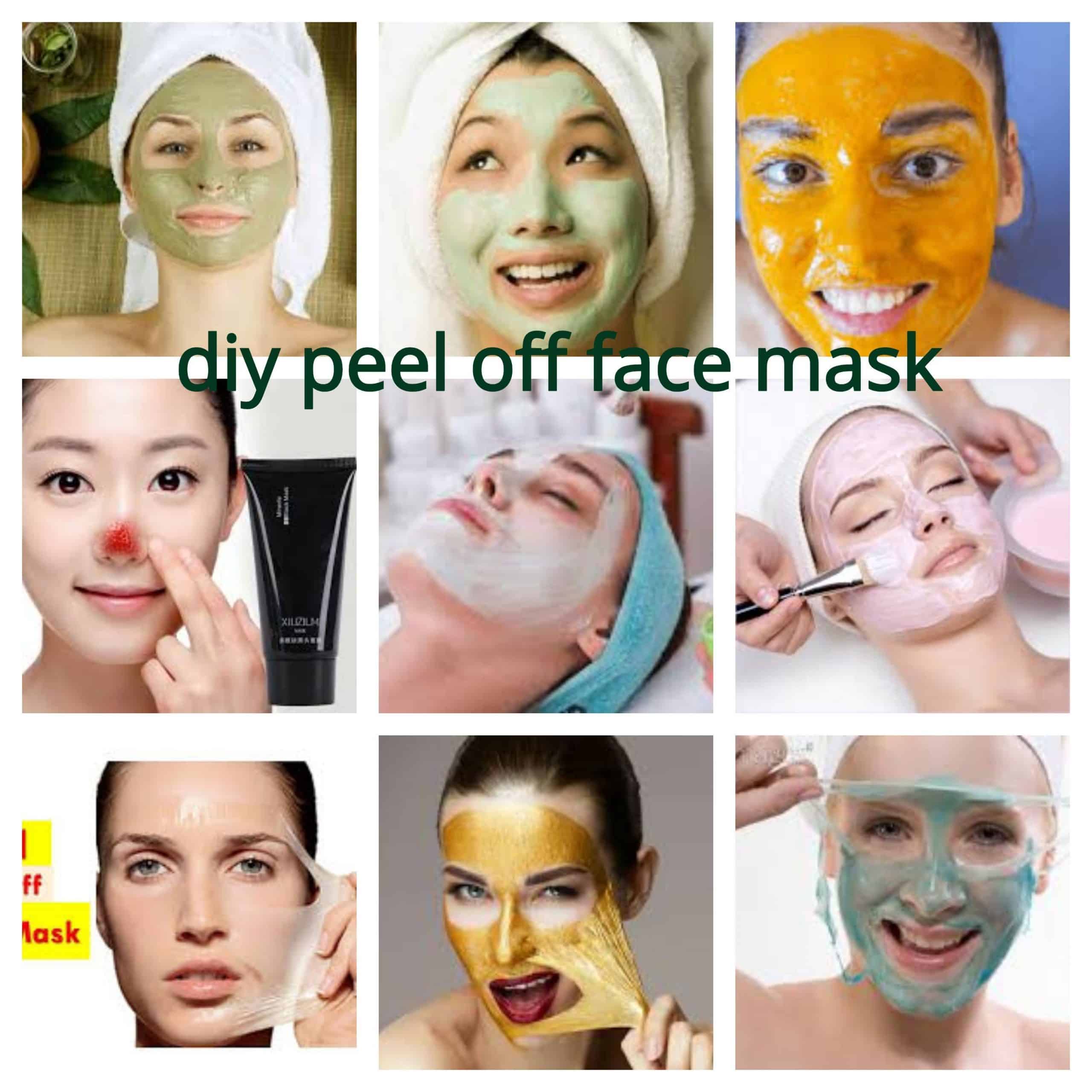 We are giving simple tips and recipes for DIY peel off face mask and ...