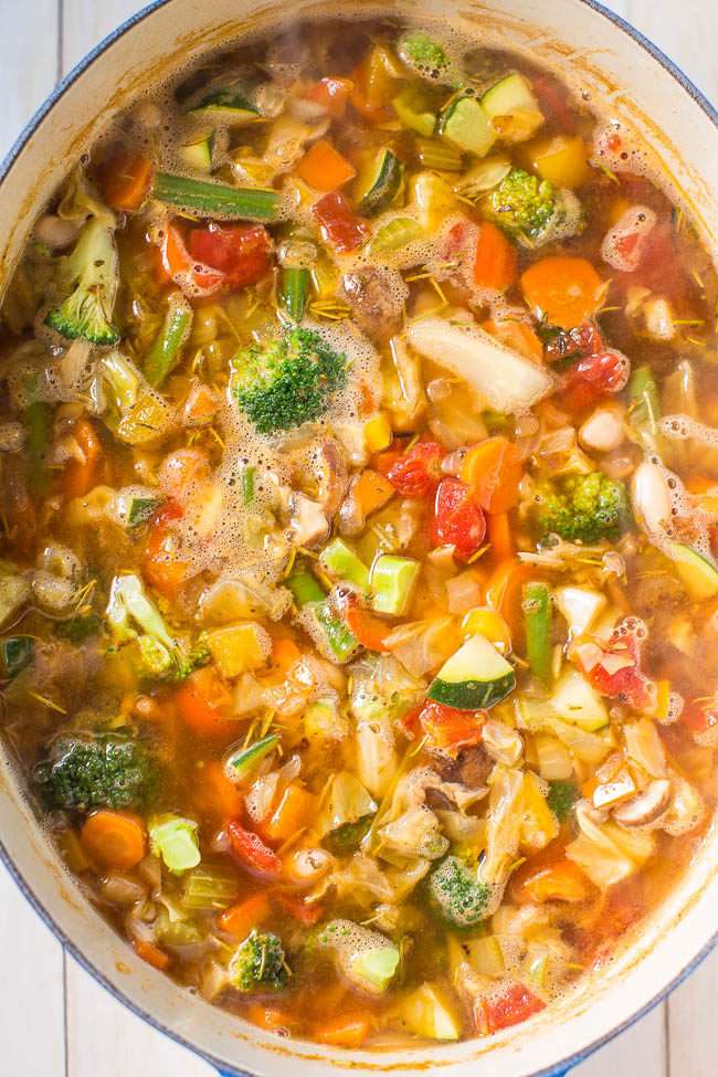 Weight Loss Vegetable Soup Recipe (Low