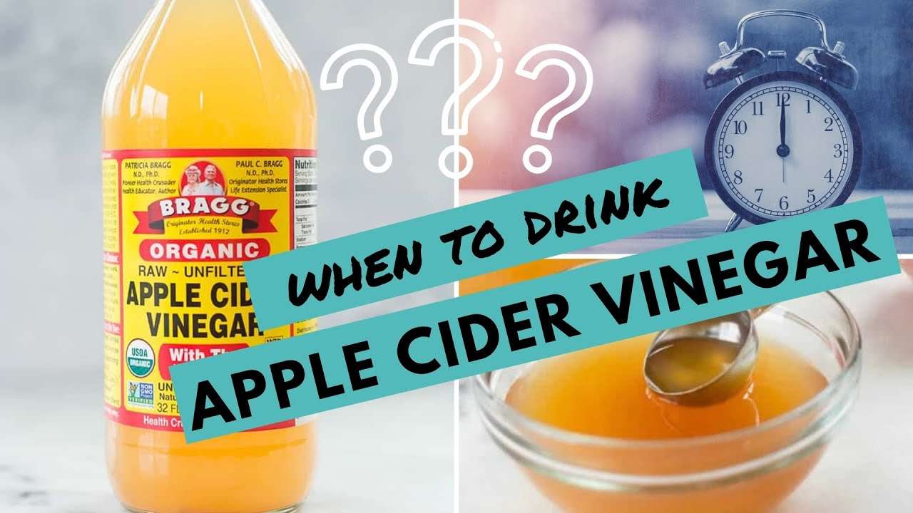 When to Drink Apple Cider Vinegar for WEIGHT LOSS