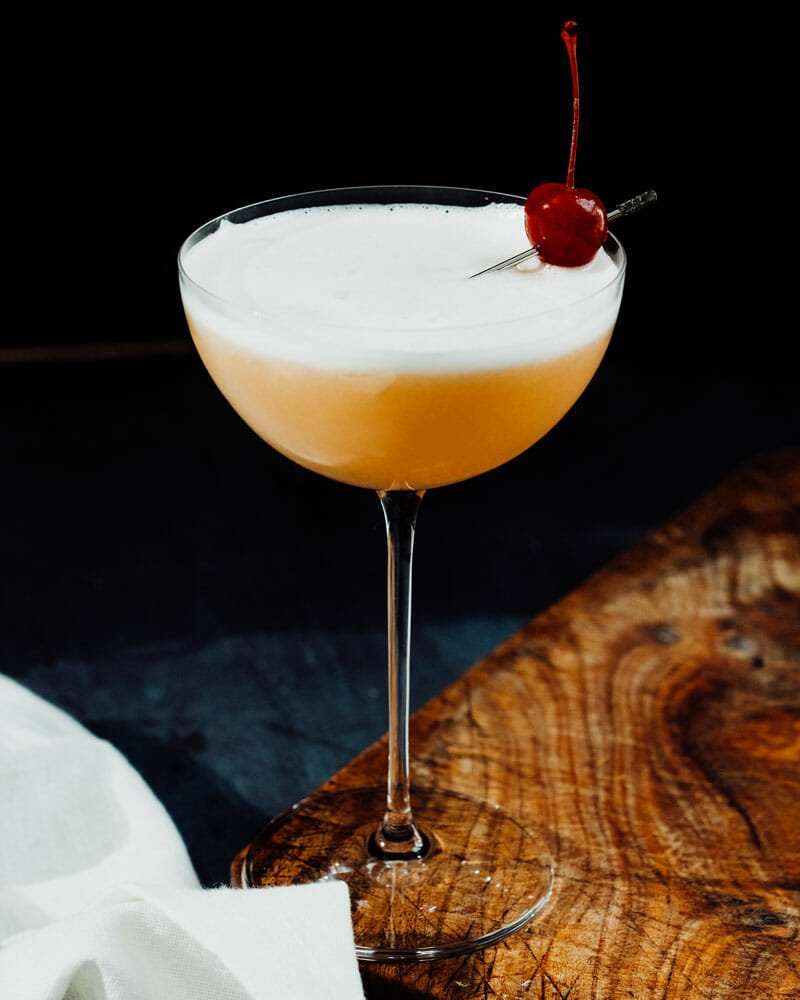 Whiskey Sour with Egg White  A Couple Cooks